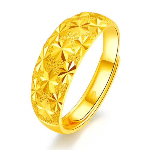 璀尚/璀尚珠宝黄金戒指 足金满天星女戒 时尚金戒指 活口指环 cg2j003