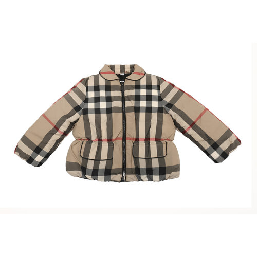 burberry/博柏利21新品收腰设计格纹男女童儿童羽绒服8040938