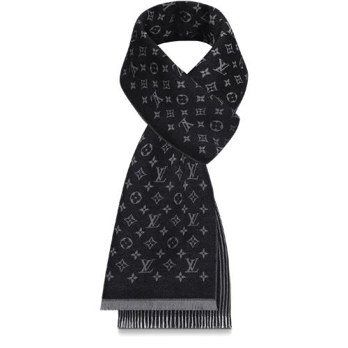 lv路易威登 21年秋冬 女士 围巾 monogram lines 长围巾 lvu9r865bck