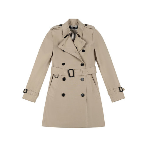 burberry/博柏利 2021款 女士风衣 女款聚酯纤维中长款风衣外套