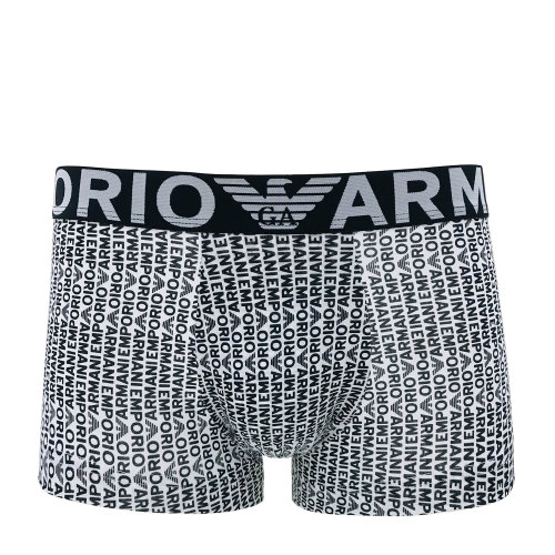 emporio armani/安普里奥阿玛尼 白底黑色logo印花 男士内裤 111290
