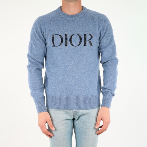 dior homme/迪奥桀傲 21年秋冬 经典 男性 蓝色 男士针织衫/毛衣 143m