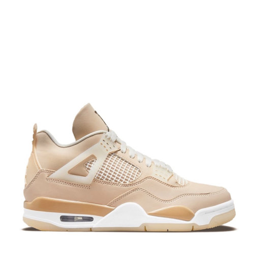 nike/耐克 air jordan 4 shimmer 男女同款 aj4 藕色 微光 小ow 白帆