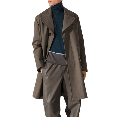 【包税】预订款1-2周 hermes/爱马仕 21年秋冬新款 男士胡椒色棉质