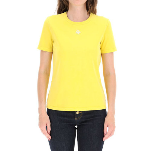 tory burch/汤丽柏琦 21年秋冬 女装 女性 黄色 女士短袖t恤 82668723