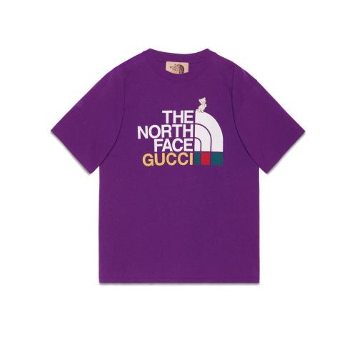 gucci古驰 22年春夏 男士 the north face x gucci联名系列t恤 616036