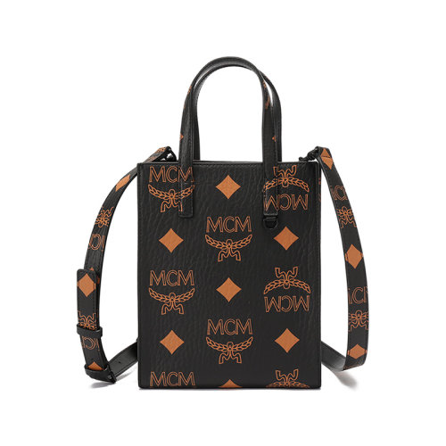 【MCMMCM 手提包】MCM/MCM 女士人造革Aren Maxi迷你托特包手提单肩斜挎包迷你款 MMTDATA01【正品 价格 图片】 - 寺库网