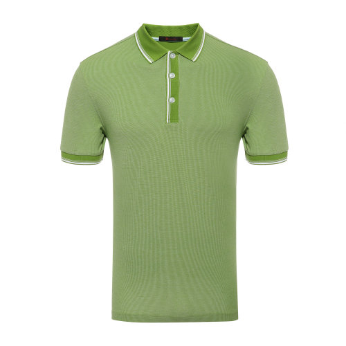 autason/奥德臣 男士绿色全棉短袖t恤