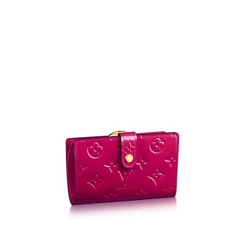 louis vuitton/路易威登精致压花漆皮钱包皮夹