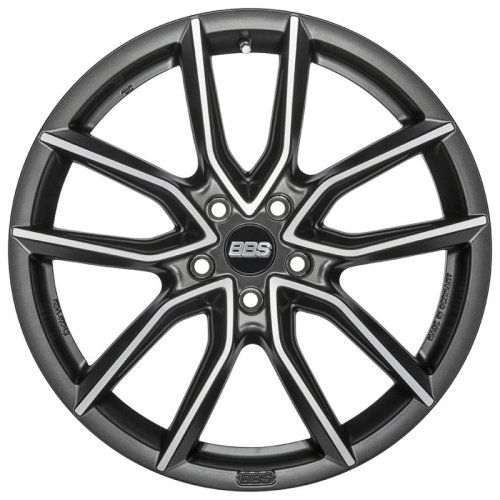 德国bbs xa款式 黑色 钻石切割 18寸轮毂 适用大众 奔驰 奥迪 斯柯达