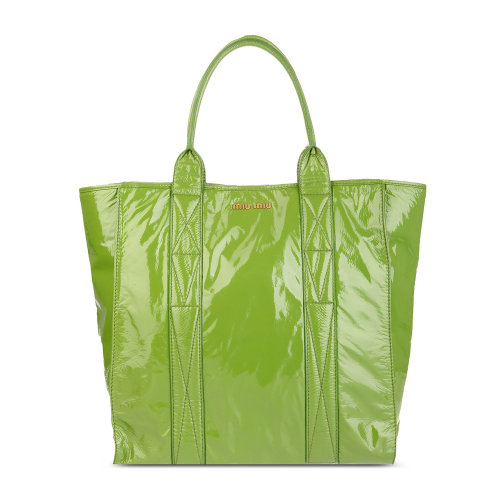 miumiu(缪缪) 绿色漆皮手提包