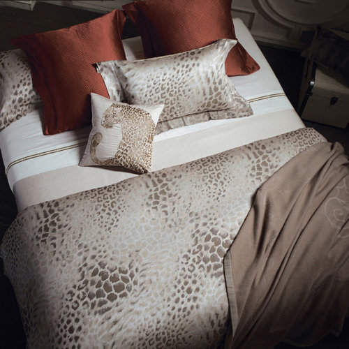 罗卡芙家纺床上用品意大利进口埃及长绒棉大提花四件套赫斯特