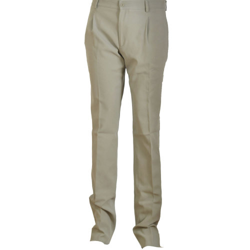 hermes/爱马仕卡其色男士长裤