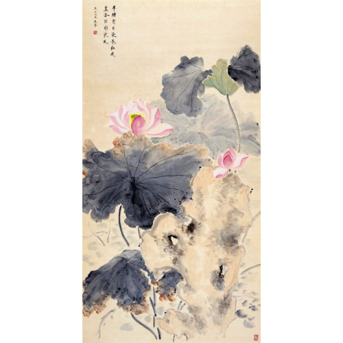 孟庆峰 《瘦尽金石昨日风》 传统水墨 工笔花鸟