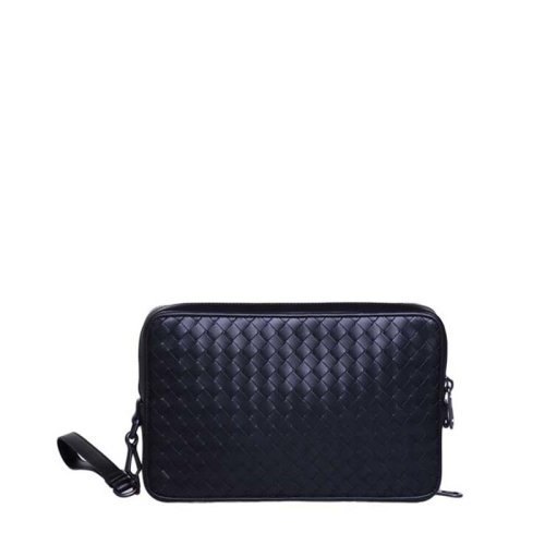 bottega veneta/葆蝶家 男士小牛皮编织手拿包