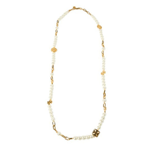 tory burch/托里·伯奇金色金属女士项链 2031148013