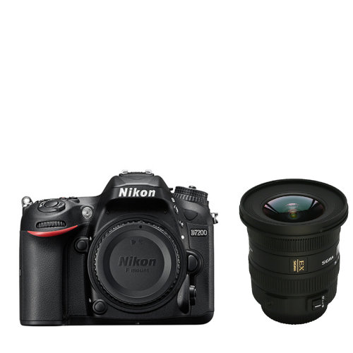 nikon/尼康 d7200 单反机身 适马10-20镜头