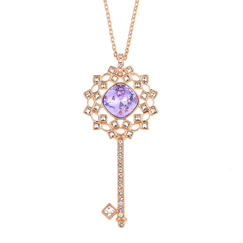 swarovski/施华洛世奇 新款engaged cushion水晶钥匙毛衣链 5197498