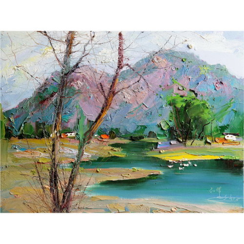 吕玉祥《活力》布面油画