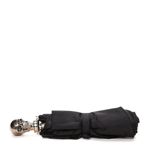 【Alexander McQueen亚历山大麦昆 雨伞】Alexander McQueen/亚历山大麦昆 黑色骷髅头雨伞【正品 价格 图片 ...