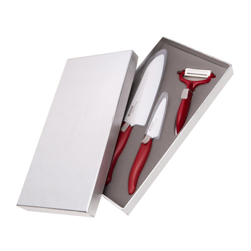 【kyocera京瓷 刀具套装】kyocera/京瓷 精密陶瓷刀套装 多功能高耐磨