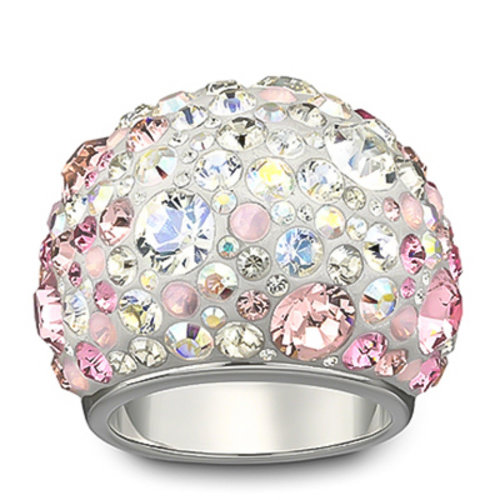 swarovski/施华洛世奇 渐变粉色水晶戒指 1051831
