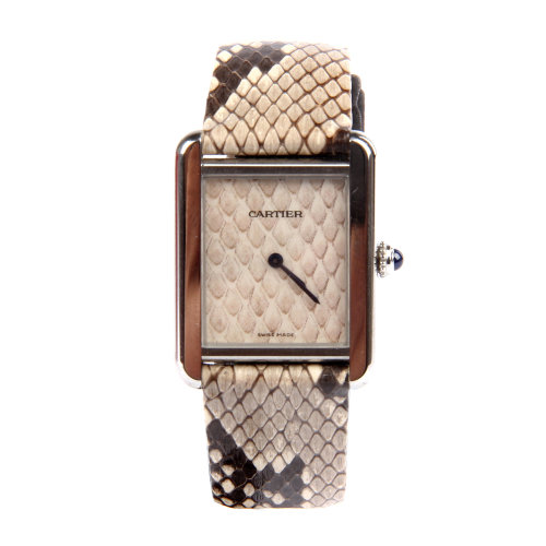cartier(卡地亚)tank solo系列女士石英腕表
