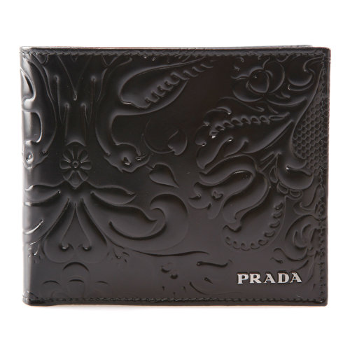 prada(普拉达)男士花纹钱夹 wly7