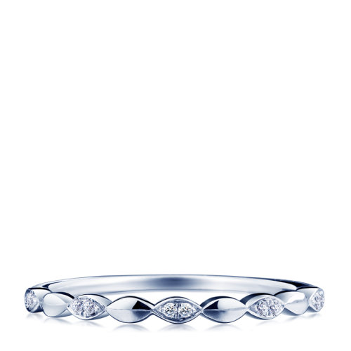 keer/千叶珠宝 dada钻石系列萌芽18k金钻石戒指钻戒 白色