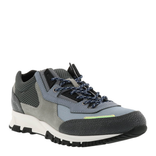 【17秋冬】 lanvin/浪凡 皮革 舒适 百搭 浅灰色 男士休闲运动鞋 br