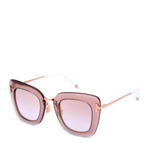 boucheron/宝诗龙太阳镜女士方框时尚墨镜女款遮阳眼镜bc0015s