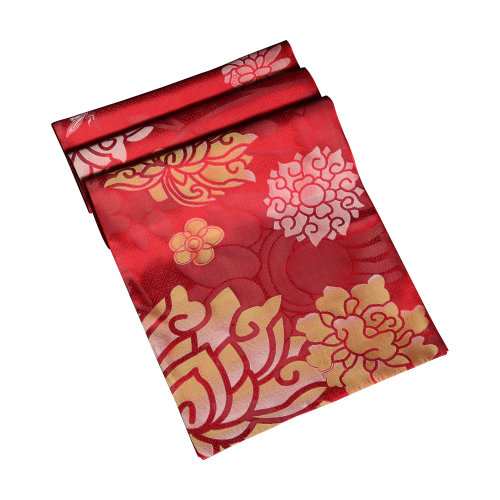 shangjiukai/上久楷2015宋锦围巾丝巾百花春双面长巾真丝披肩男女款