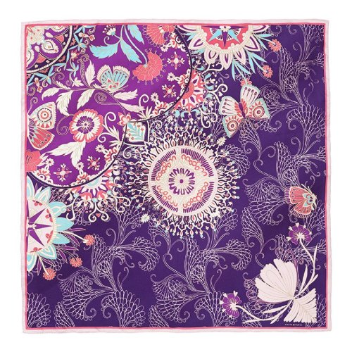 marja kurki/玛丽亚古琦 春夏款 女士丝巾 宫廷风 佩斯利花纹 大方巾