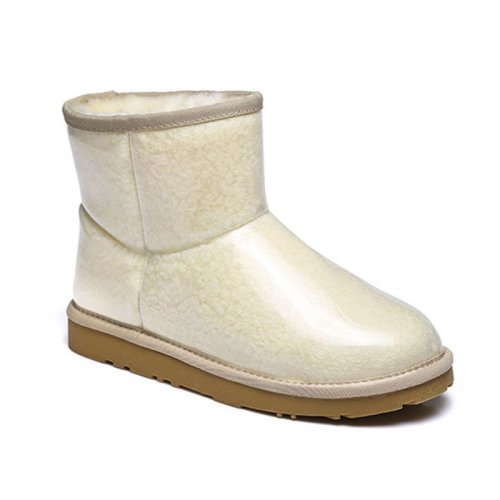 【明星同款】everuggpvc透明雪地靴澳洲透视卷毛雪地靴防水防污21580