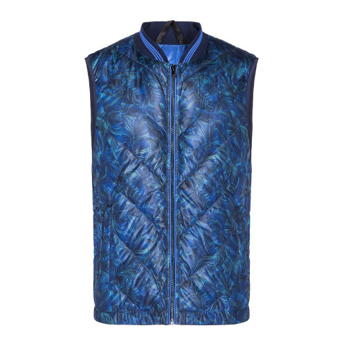 verri/verri渐变羽毛威尼斯海光蓝白鸭绒马夹-男士马甲