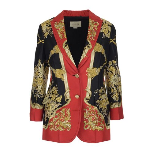 gucci/古驰 19年春夏 西服 女性 刺绣 中国风 女士夹克 550549/zaanp
