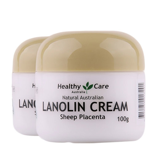 【包税】healthy care 羊胎素绵羊油面霜100g*2瓶 天然品质 母婴可用
