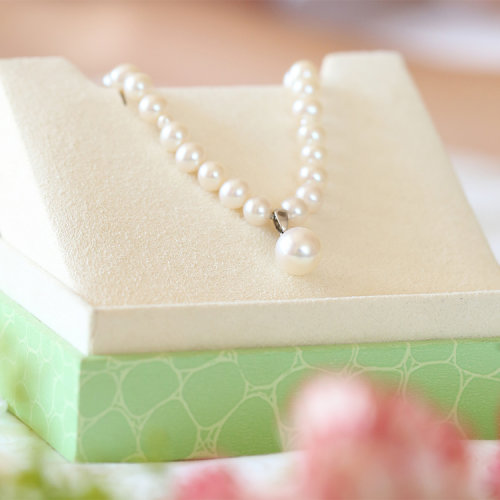 cloris/克劳瑞斯 天然珍珠 白色淡水珠 项链