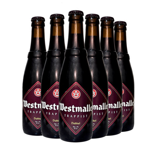比利时进口 西麦尔双料修道院啤酒 westmalles dubbel 330ml*6
