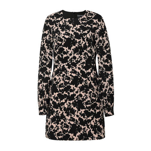 maxmara(麦丝玛拉) 黑色碎花女士连衣裙 意码40