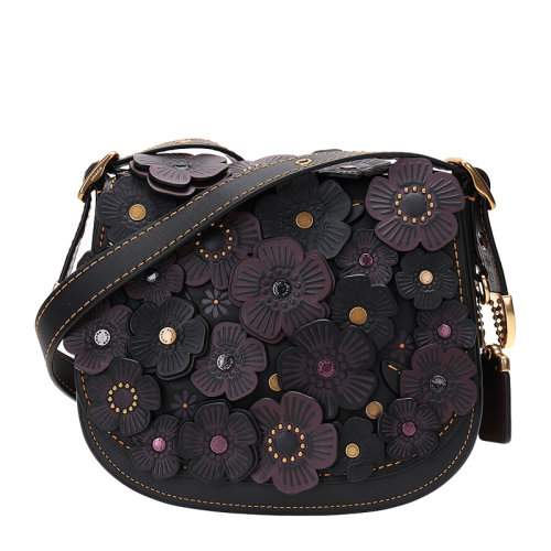 【包税】coach/蔻驰 【2017年精品店新款】女士1941系列茶玫瑰茶花朵
