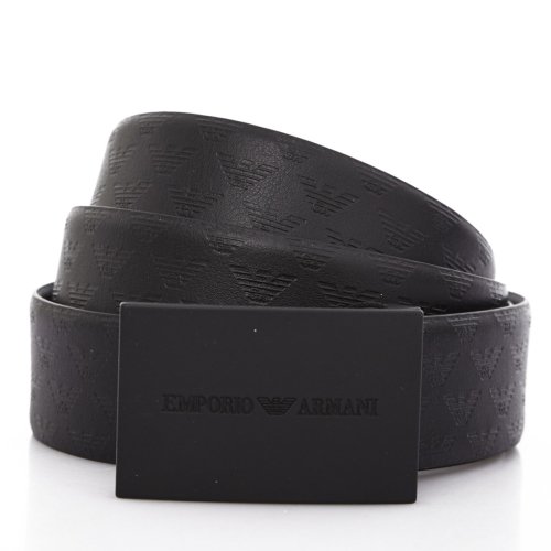 emporio armani/安普里奥阿玛尼 皮带 黑色(均码)牛皮男士皮带y4s099