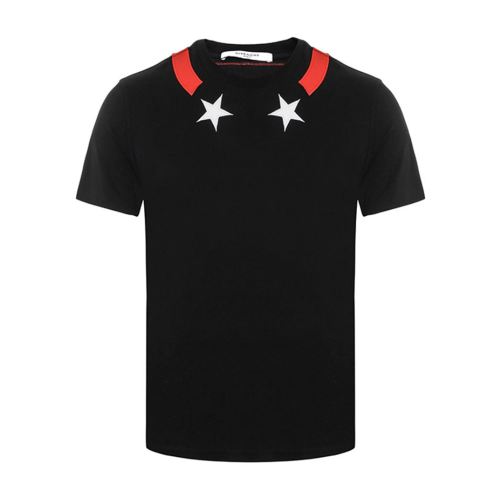 givenchy/纪梵希纯棉五角星图案装饰男士短袖t恤