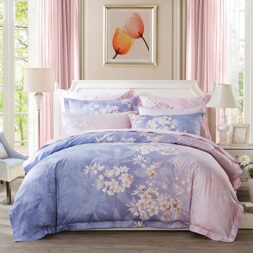 luolai罗莱家纺晨暮间全棉贡缎四件套