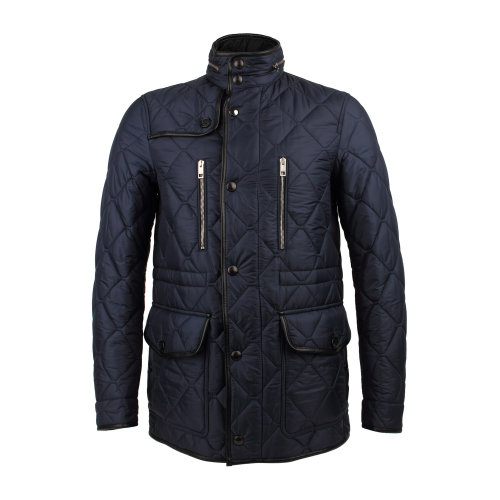 burberry/博柏利 男士蓝色长袖棉服外套