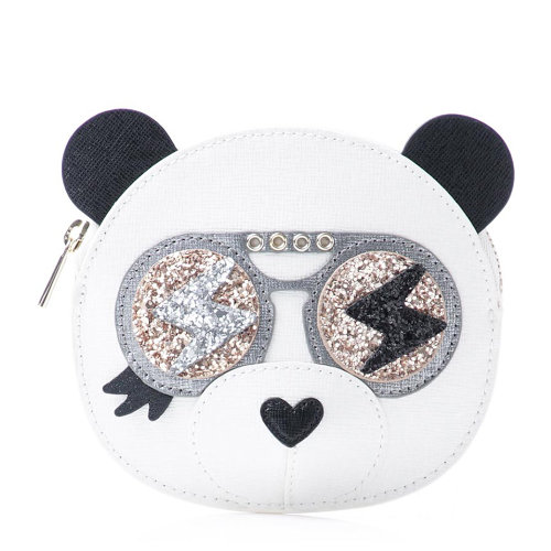 furla 芙拉 牛皮小熊卡通零钱包 手拿包 奶油色 170523