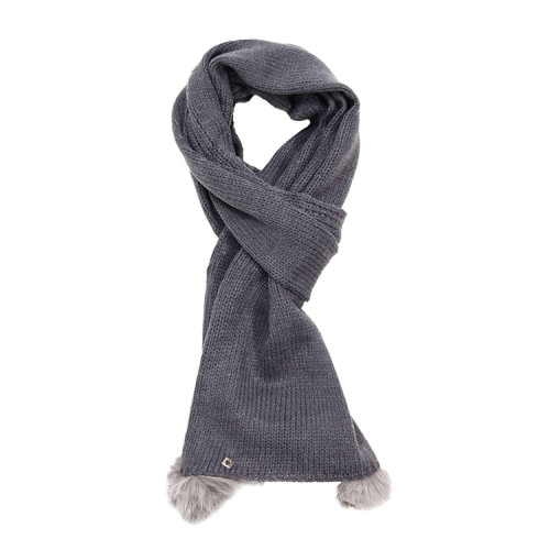 【17秋冬】 twin-set/twin-set 女士 85% 晴纶 15% 羊毛 围巾 灰色