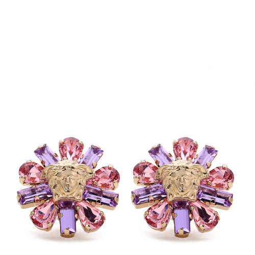 versace/范思哲 女士灰蓝色 粉色耳饰