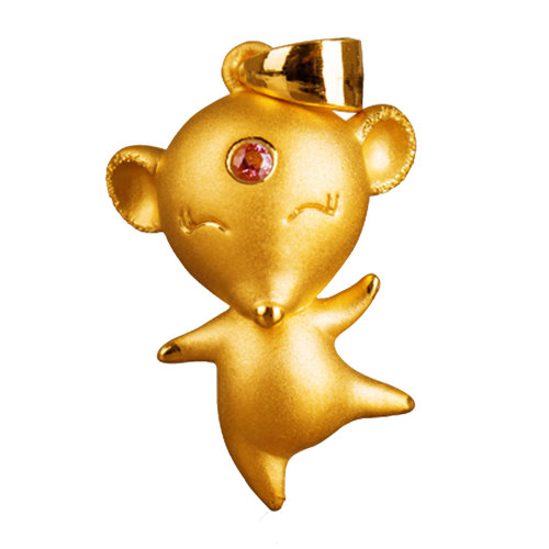 cnart/中艺生肖宝贝3d硬金乖乖鼠sx001