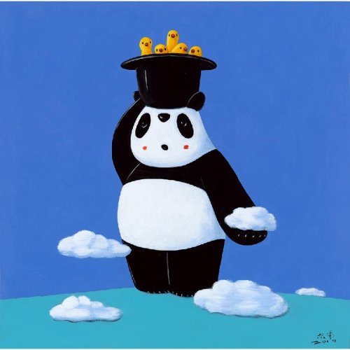 许京甫《春光好》/60x60cm/丙烯